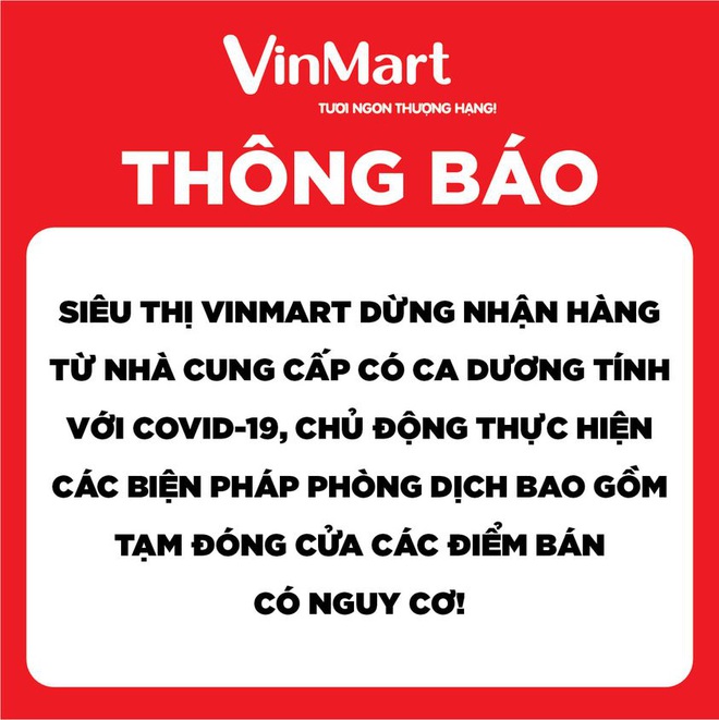 Tạm đóng cửa 8 siêu thị VinMart và 15 cửa hàng VinMart+  - 1