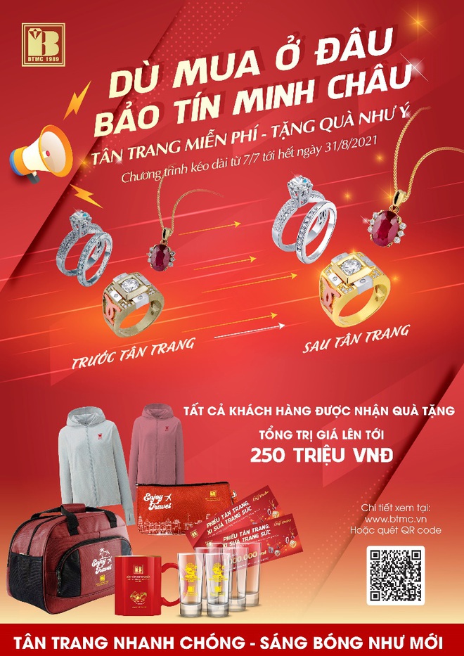 Bảo Tín Minh Châu miễn phí tân trang tất cả các loại trang sức, tặng quà hấp dẫn - 5