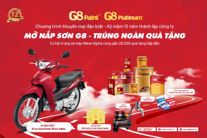 Mở nắp sơn G8, trúng ngàn quà tặng - 1