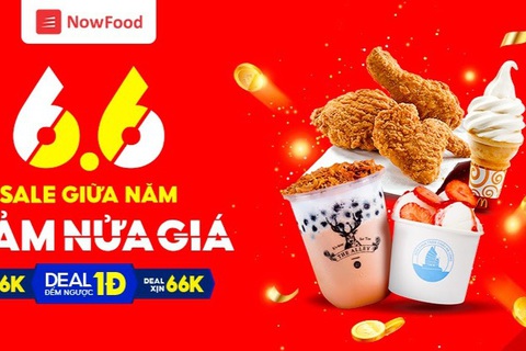 NowFood và các đối tác ưu đãi lớn cho khách hàng trong mùa dịch