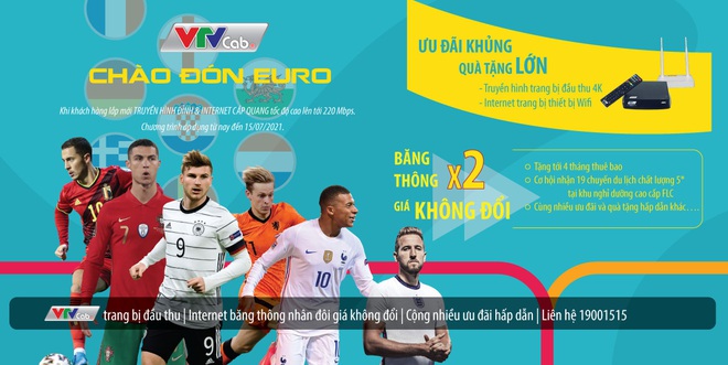 Chào đón EURO, VTVcab khuyến mại lớn trên toàn quốc - 1