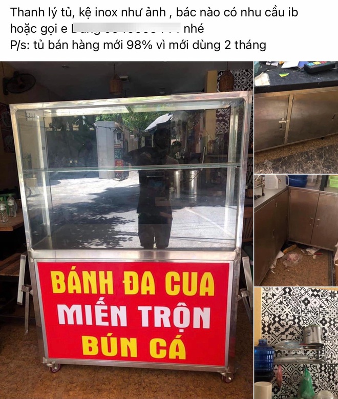 Nhà hàng, quán ăn ồ ạt rao bán, thanh lý đồ dùng với giá rẻ như cho - 2